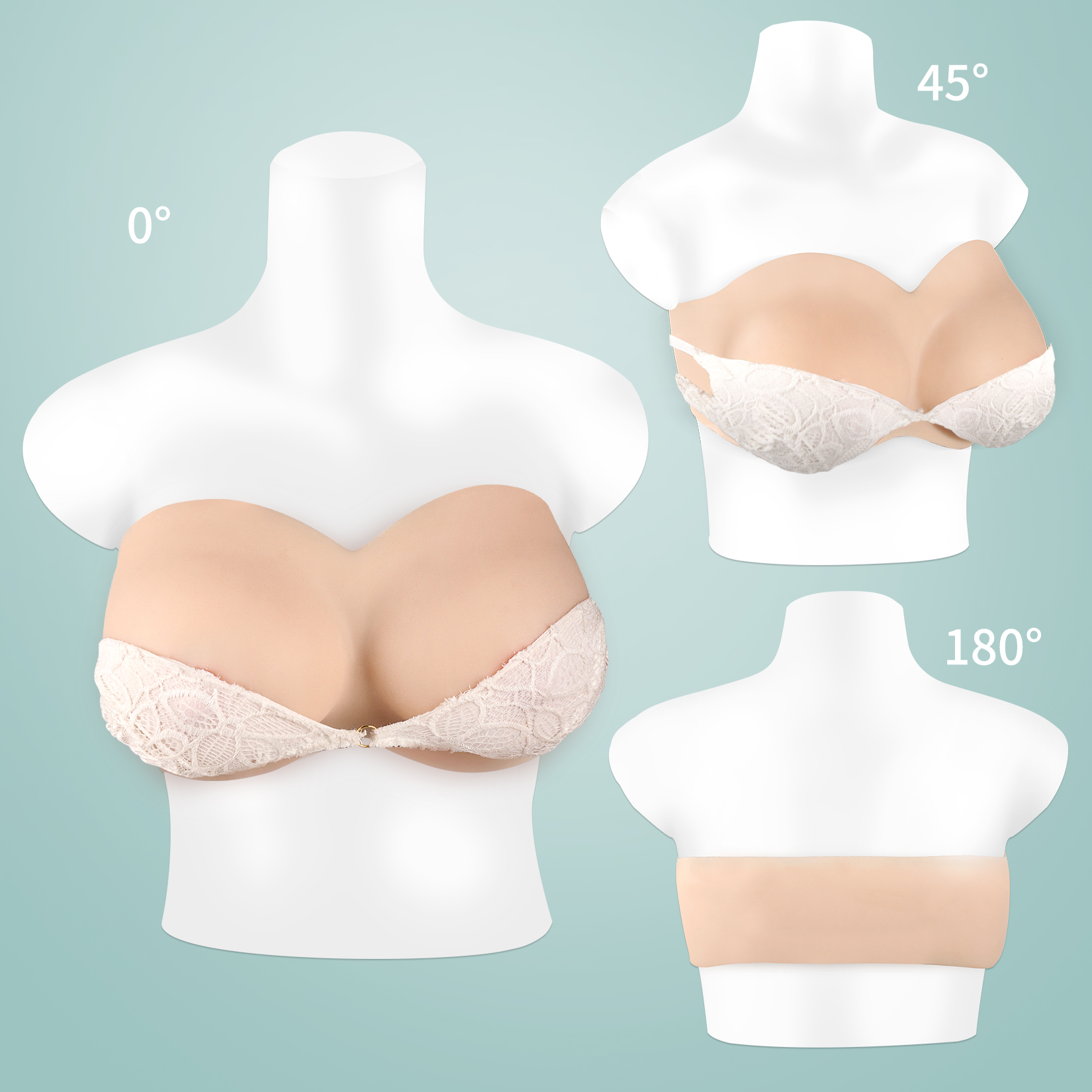 Mastectomy Bra Pocket - 2024 Large Realistic Silicone False Breast