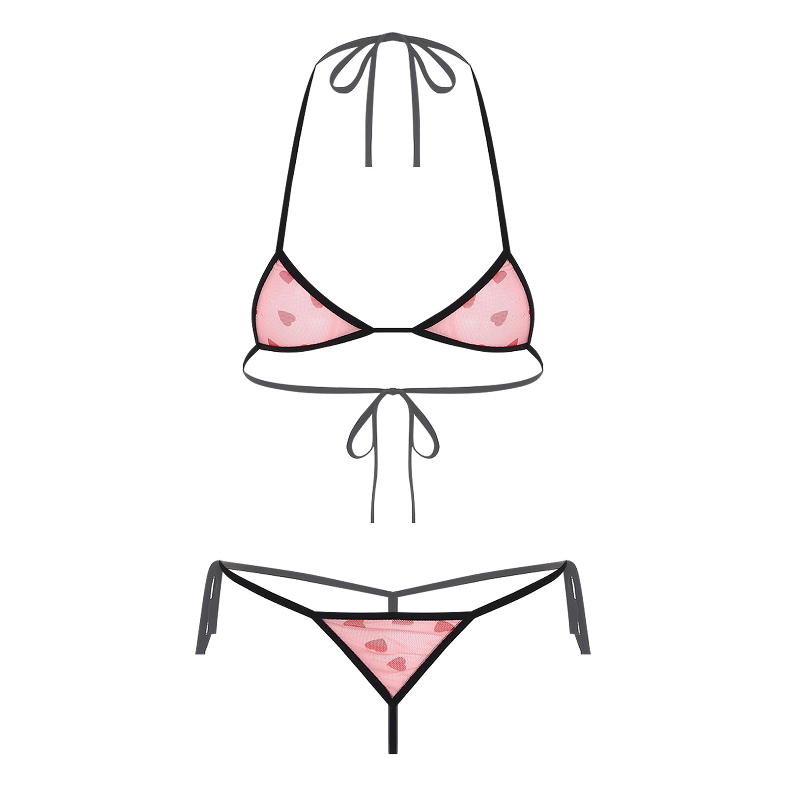 Womens Micro Mini Bikini Linge - Sheer Mesh Bra 리뷰 및 가격