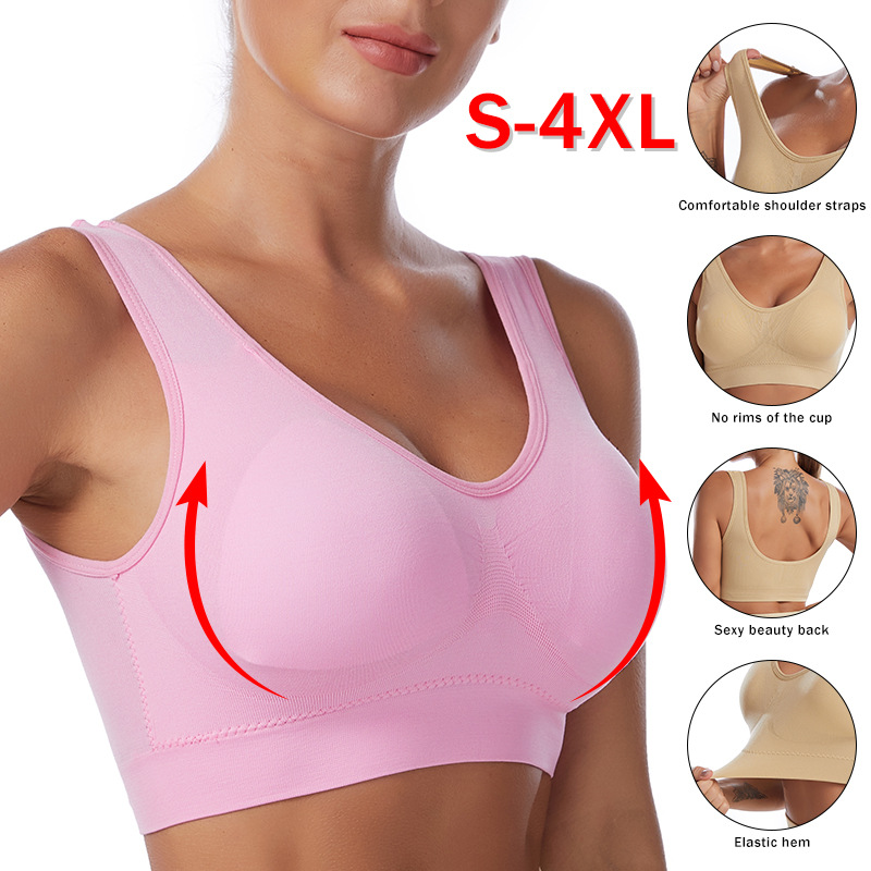 Sexy Women Bra Plus Size Seaml - Wirefree Bra Comfort 리뷰 및 가격