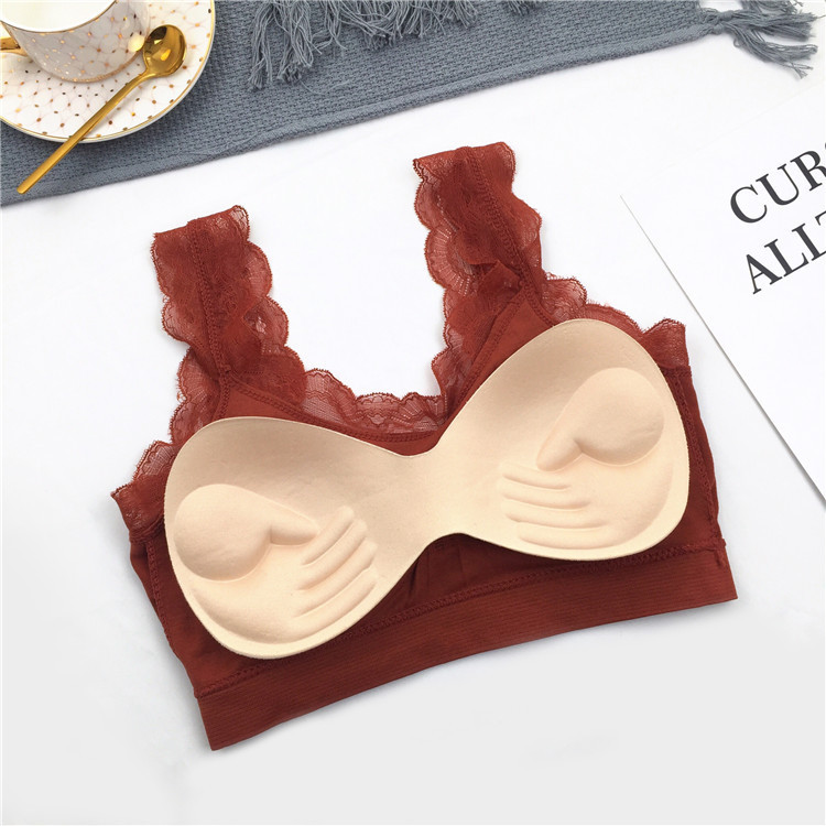 3D Sexy lace Lingerie Seamless - Lace Bralette Set 리뷰 및 가격