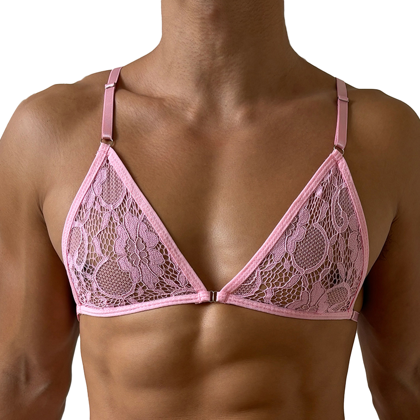 Sexy Open Bra Lace Halterneck  - Lace Bralette Set 리뷰 및 가격