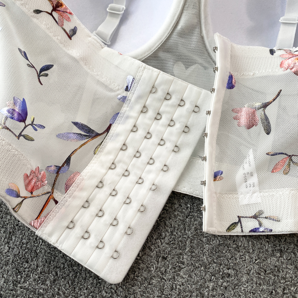 Women Sexy Floral printed Cors - Cotton Bra Everyday 리뷰 및 가격