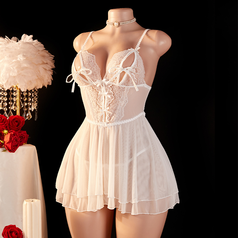 Transparent Sexy Woman Lingeri - Lace Bralette Set 리뷰 및 가격
