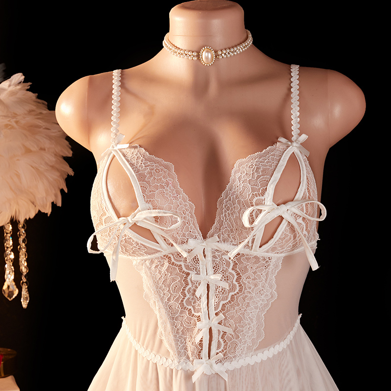 Transparent Sexy Woman Lingeri - Lace Bralette Set 리뷰 및 가격