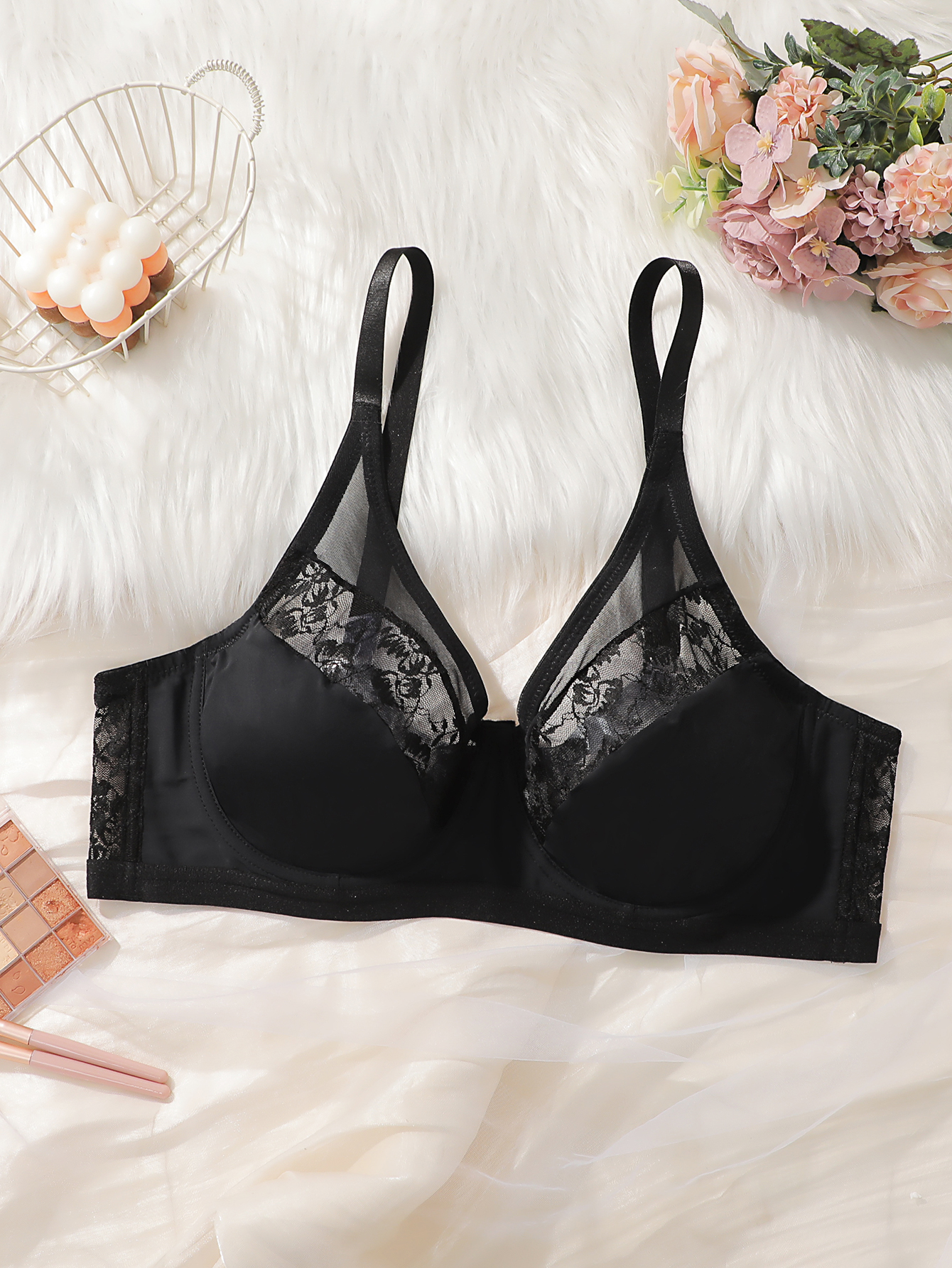 Plus Size Lace Minimizer Bra,  - Minimizer Bra Women 리뷰 및 가격