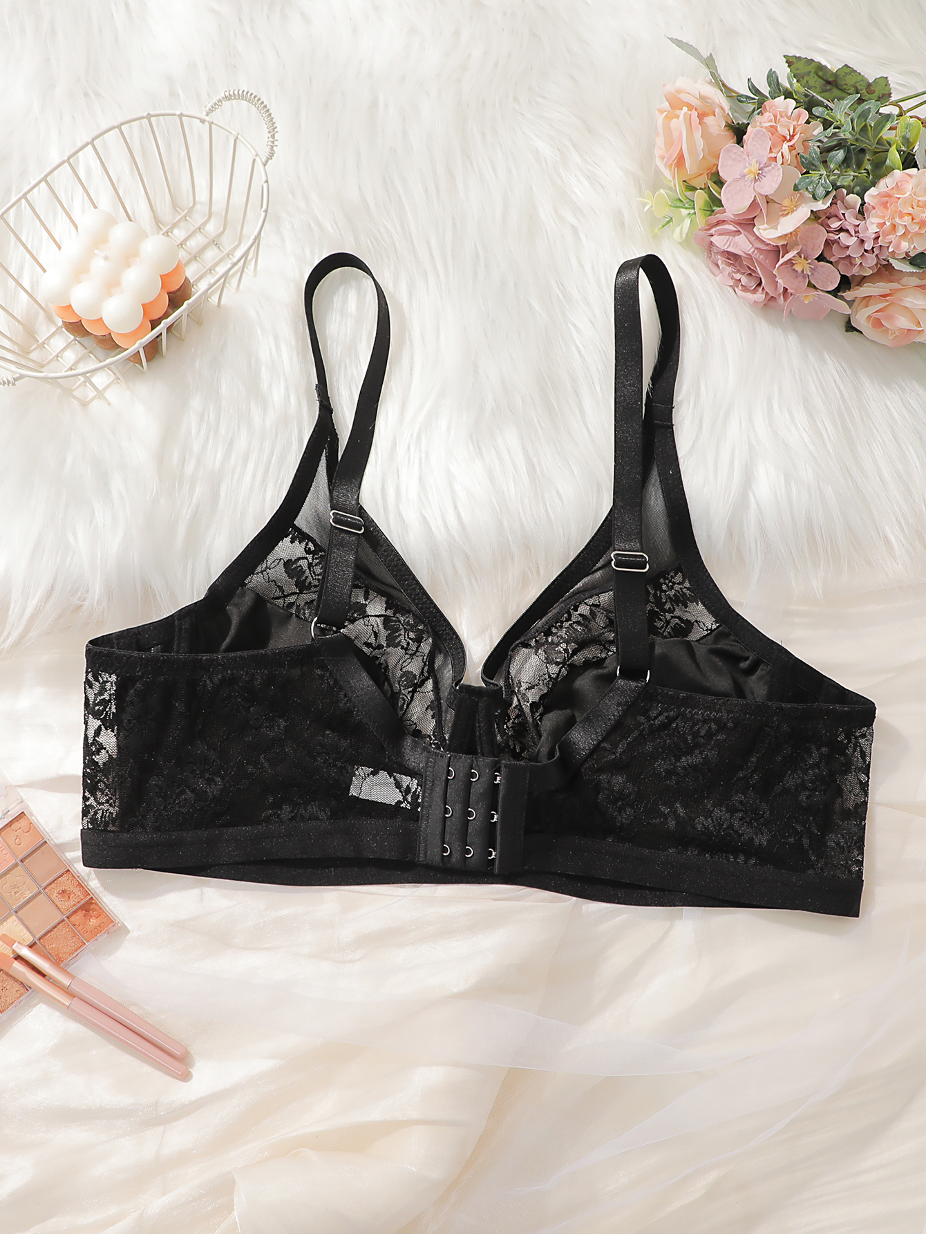 Plus Size Lace Minimizer Bra,  - Minimizer Bra Women 리뷰 및 가격
