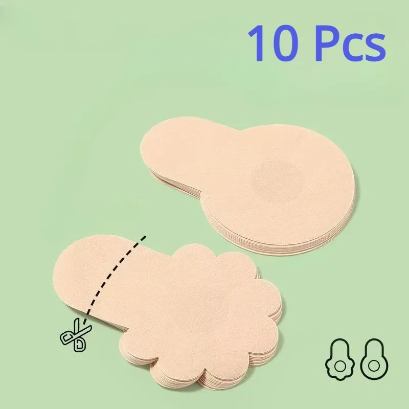 10pcs Women's Invisible Breast - Strapless Bra Adhesive 리뷰 및 가격
