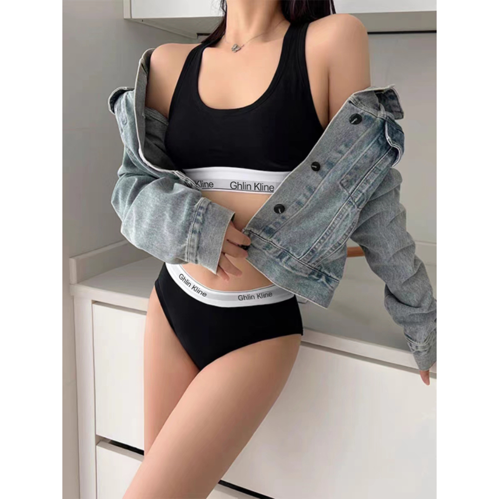 2PCS Ghlin Kline Underwear wit - T Shirt Bra Seamless 리뷰 및 가격