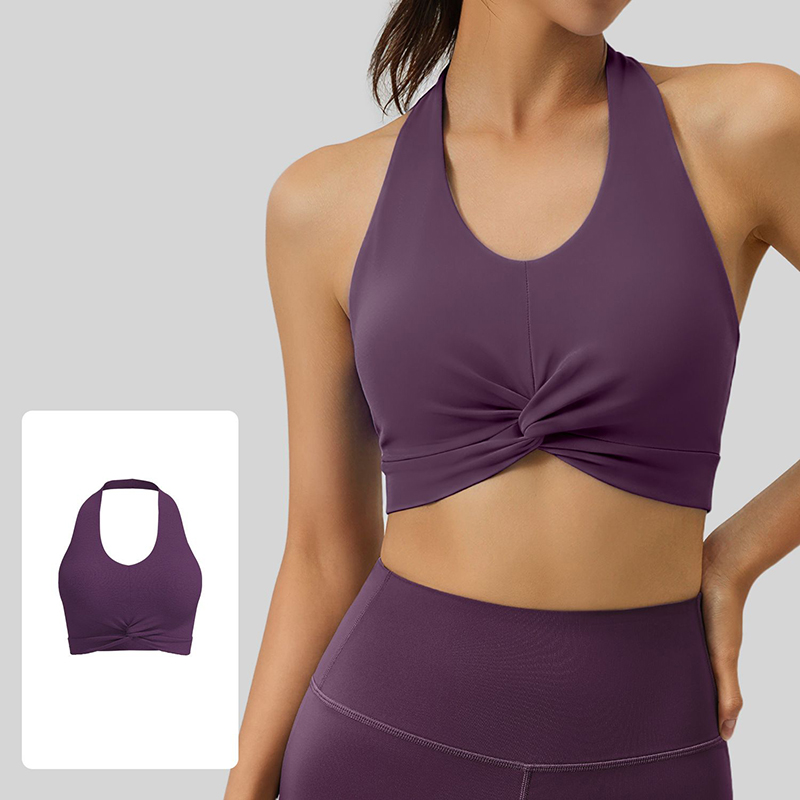 New Women Halter Neck Sports B - Plunge Bra Push Up 리뷰 및 가격