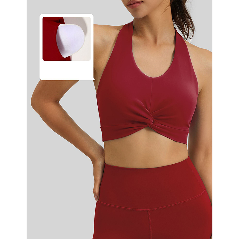 New Women Halter Neck Sports B - Plunge Bra Push Up 리뷰 및 가격