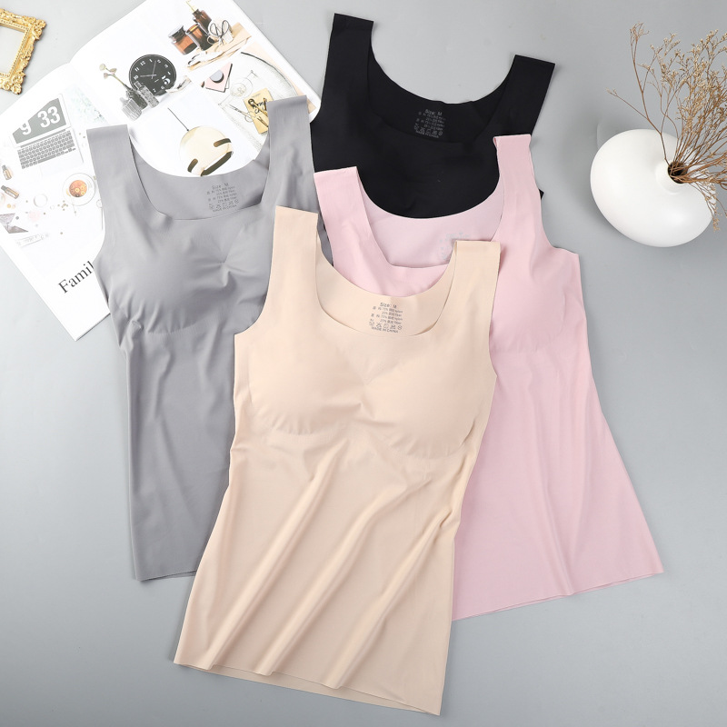 Ice Silk Wireless Push Up Tank - T Shirt Bra Seamless 리뷰 및 가격