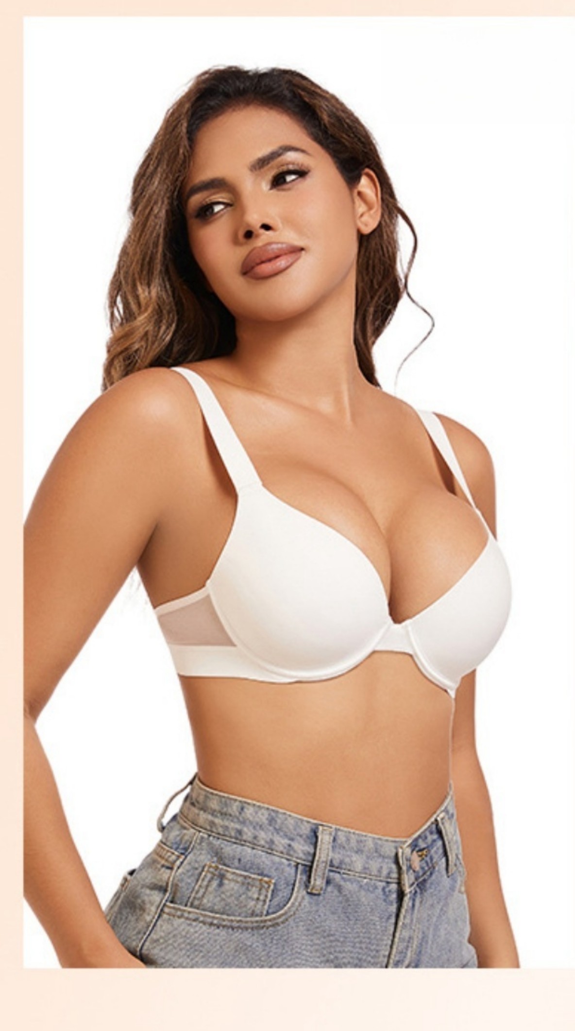 2025 Women's Plus Size Push Up - Demi Bra Balconette 리뷰 및 가격
