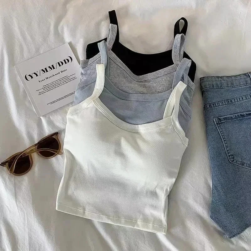Sexy Sleeveless Crop Top for W - T Shirt Bra Seamless 리뷰 및 가격