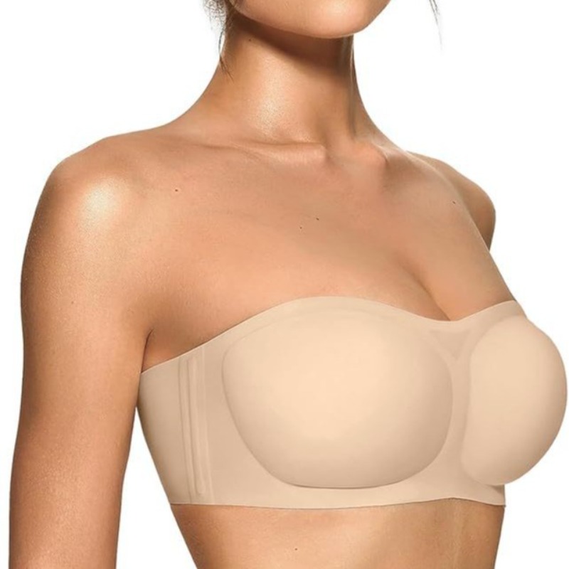 Women's Strapless Bra with Pus - Wirefree Bra Comfort 리뷰 및 가격