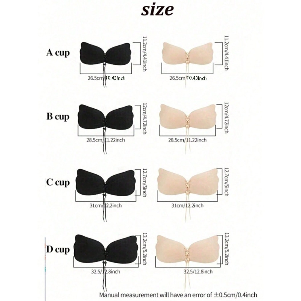 1/2pcs Wing-Shaped Adhesive Br - Push Up Bra Silicone 리뷰 및 가격
