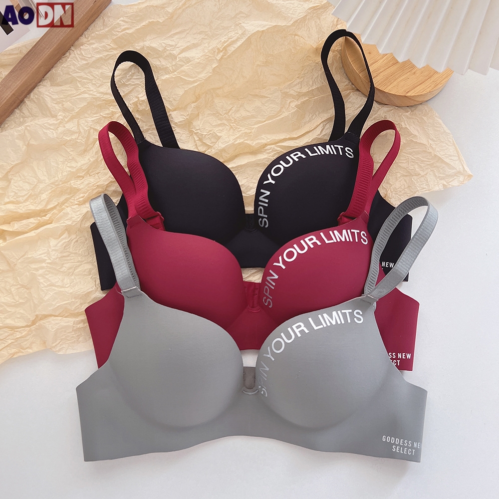 Simplicity Letters Printed Bra - Cotton Bra Everyday 리뷰 및 가격